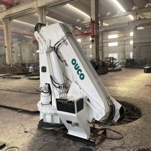 Soft Start Marine Ship Deck Crane Folding Telescopic Boom 1.5T7.8M