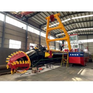 Cheap Low Speed Sand Dredger Machine for Riverbed Sand Mining with a Clear Water Flow Rate of 3500m ³ and a 18 inch Conveying for sale