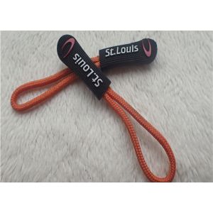 Fashion Anti - Slip Rubber Zipper Puller With Dots Two Color 65*9mm