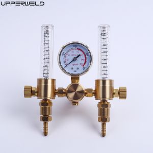 Customized OBM Support Dual Stage Argon CO2 Flowmeter Gas Pressure Regulator for