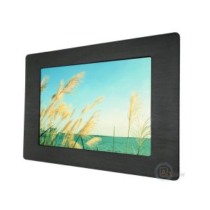 China DC24V Fanless Capacitive Touch Panel PC 350nits 4 USB Ports on sale