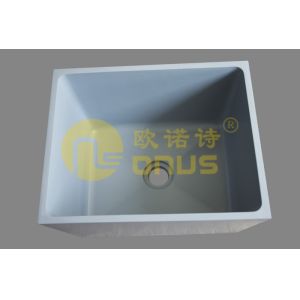 Ice blue epoxy resin chemical resistance epoxy undermount sink for university