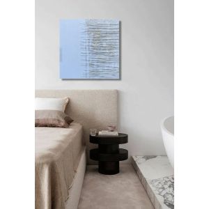 Abstract Style Vertical Stripes Thick Texture Canvas Painting A Statement Piece