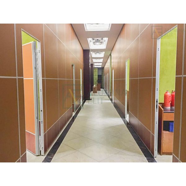 Quality Operable Partition Wall with Up to 18M Height 6061-T6 Profile and Q235 Steel Frame for Banquet Halls（For commercial use） wholesale