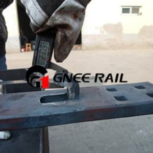 Railroad Hook Twin Tie Plate For Frogs / Guard Rails