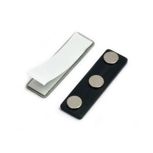 Reusable ABS Plastic Magnetic Name Badge N35 Neodymium Retractable