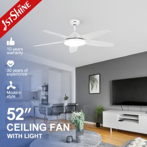 China Quiet 52 Inch ABS Ceiling Fan with LED Light and Remote Control Cooling Air Function on sale