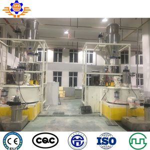 7.5KW To 315Kw High Speed Mixer For Pvc Compounding Plastic Pvc Powder Mixing