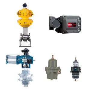 China Cast Iron Ball Valve With Fisher DVC6200F Digital Valve Positioner And