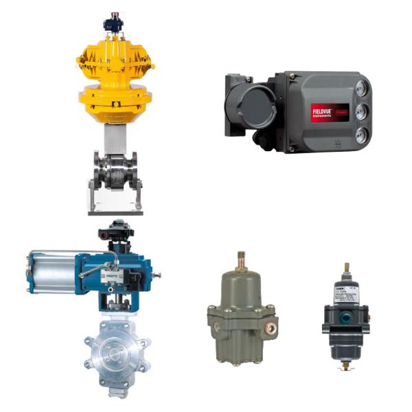 China Cast Iron Ball Valve With Fisher DVC6200F Digital Valve Positioner And