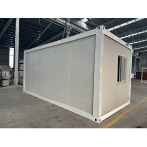 Quick Build Modern Design Folding Container House with Steel Frame Base Timber