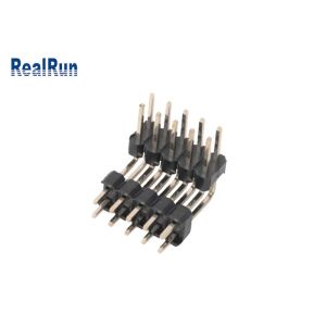 PA6T PBT LCP Brass Pin Header 10P DC500V Two Row Header Connector