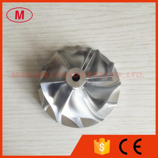 Quality GT15-25 50.20/65.00mm 6+6 Blades 702549-0008HF V1 turbo milling/billet compressor wheel wholesale