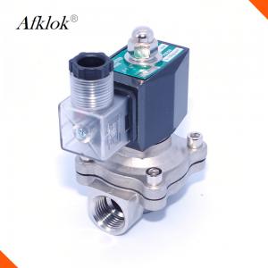 Cheap Stainless Steel Pilot Lpg Gas Solenoid Valve Low Working Temperature 0~1Mpa -5~60℃ for sale