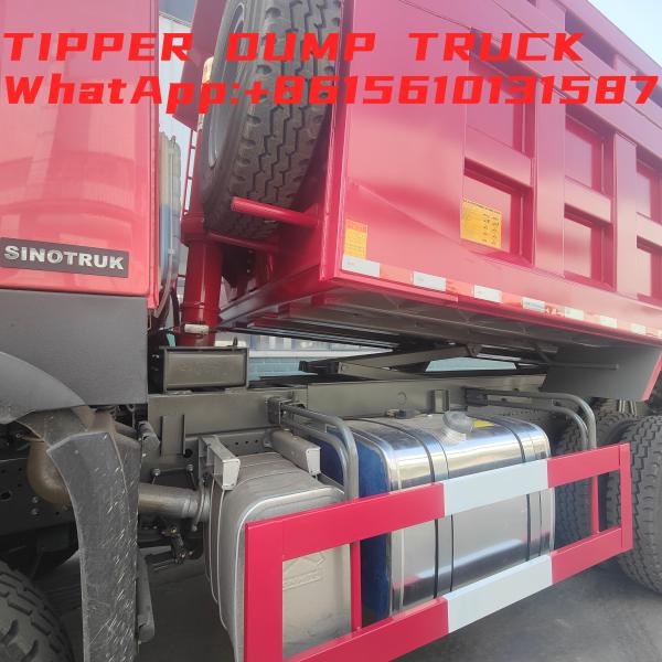 RED SINOTRUK HOWO 371HP 6x4 TIPPER DUMP TRUCK LHD