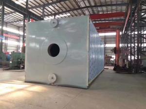 China PLC Horizontal Water Tube Steam Boiler Skid Mounted Gas Oil Boiler on sale
