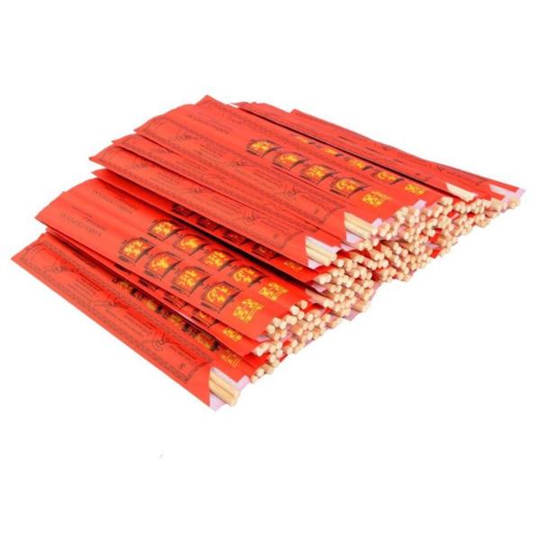 Quality 2024 hot sale Smooth Bamboo Chopsticks Disposable Individual Paper Wrapping Sushi chopsticks One time use wholesale