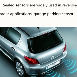 Dual use ultrasonic piezoelectric transducer car detection transmitter receive
