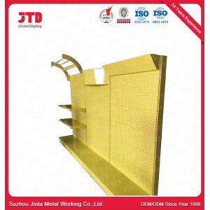 Yellow Power Tools Display Rack Stand 1800mm With Light Box
