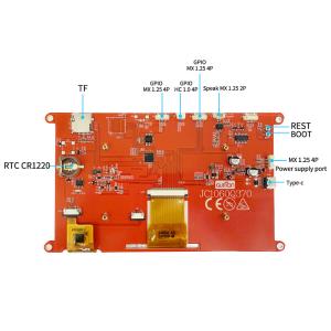 Cheap ESP32 Display System 1020*600 Pixel Resolution with ST7262 Driver and 5V Operating Voltage for sale