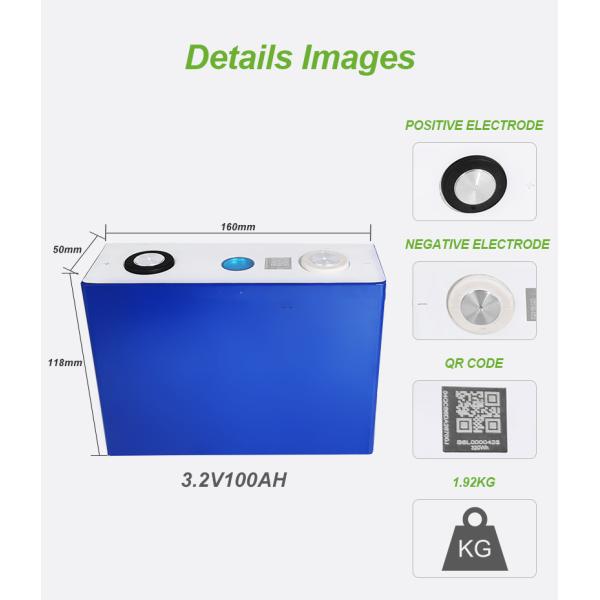 Eve 105ah 3.2v LiFePO4 Battery Cell Grade A Lithium Rechargeable Lifepo4 Battery