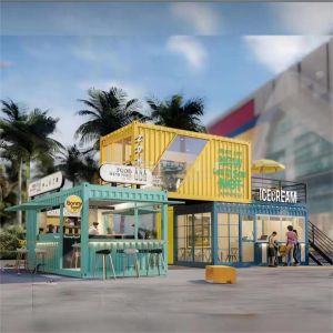 Guard House Modern Design Prefabricated Metal Steel Structure Building for