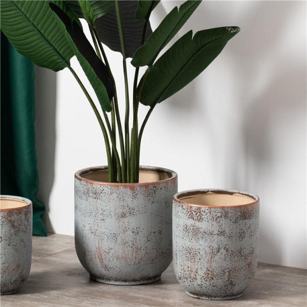 Quality New design macetas home floor decorative planters indoor outdoor big large garden ceramic flower pots for plant wholesale