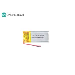 3.8V 75mAh Lithium Ion Polymer Battery 321223 Small Lipo Battery For Electronic