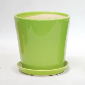 Indoor Ceramic Flower Pots With Drainage Holes Modern Style