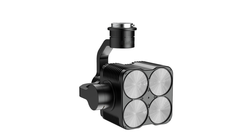 Cheap High Power DJI Matrice 300 Payload 128W Drone Spotlights 20000 Lumens for sale