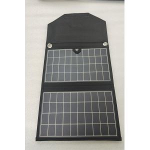 8W Solar Panel Handbag Portable Folding Bag Dual USB For Camping And Traveling