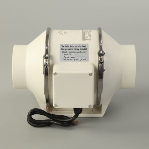 Wall Mounting Mixed Flow Inline Duct Fan With Variable Speed Controller 100mm