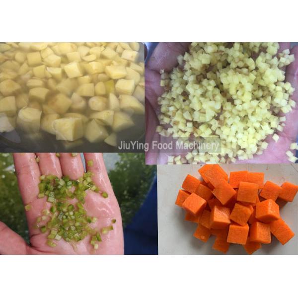 1.5KW Industrial Tomato Dicer Machine Large Capacity 2~3 Ton / Per Hour 60Hz