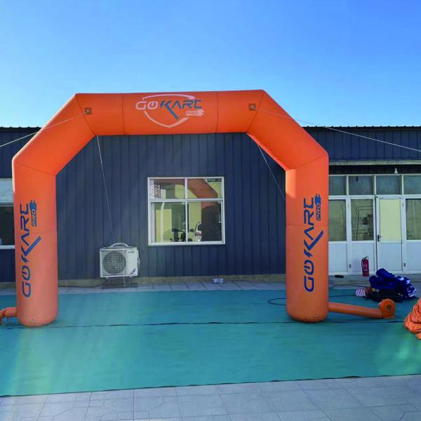 customize size logo with CE approved blower high quality oxford inflatable arch