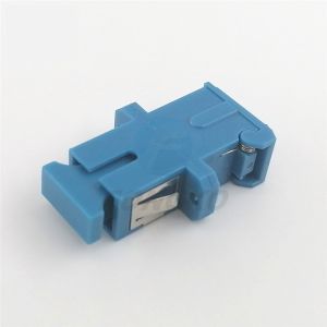 Auto Shutter Green Housing No Flange Type SC UPC SM MM Fiber Optic Adapter