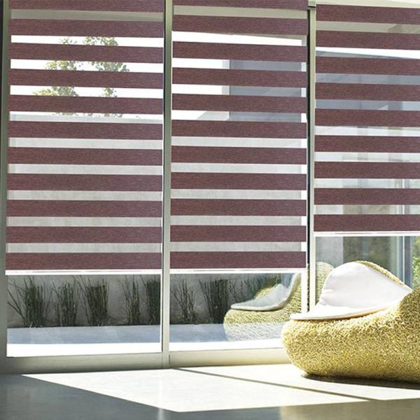 Customized Electric Smart Zebra Shading Window Blinds for Superior Shading