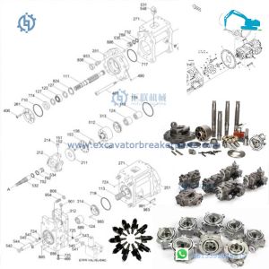 CATEEEEEE 320GC Excavator Hydraulic Pump GP- Main 531-9885 CATEEEEEE5319885 320