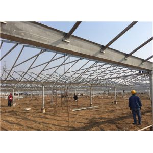5kw Greenhouse Solar System Ground Mount 10-60° Tilt Angle Thickness 2.0mm/2.5mm