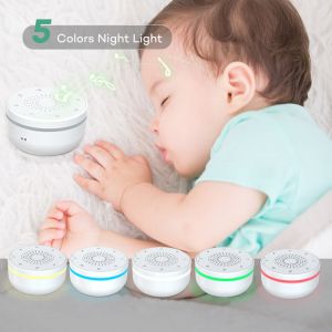 1000mAh White Noise Machine with Night Light and 20m Range