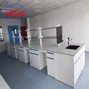 Laboratory Furnitures Chemistry Lab Bench With Epoxy Resin Sink Rectangular