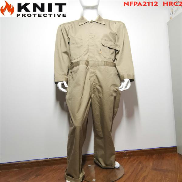Quality CFR Flame Retardant Coverall Workwear 210 Gram Mining Industry Fire Rated Overalls wholesale