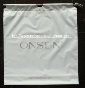 Cheap White Double Layer Drawstring Plastic Bags Waterproof Bag For Iphone for sale