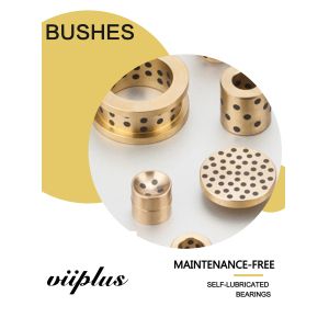 Graphite Plugged Solid Lubricant Bearings Extremely High Load Capacity