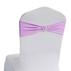Coloured Spandex Sash Universal Lycra Chair Sash For Wedding party Decoration