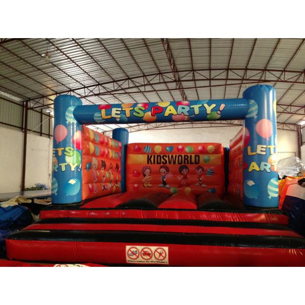 Quality Simple Kids Inflatable Bounce House For 5-6 Children Outside Inflatable Balloon Painting Jump House wholesale
