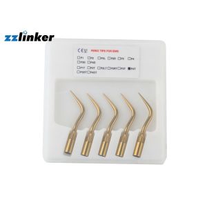 China Home Dental Ultrasonic Scaler , Ultrasonic Tips Dental Hygiene Gold Plated Different Model on sale