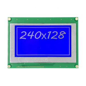 Cheap OEM 240 X 128 Resolution COG LCD Display 5.1 Inch Parallel Interface 350 Brightness for sale