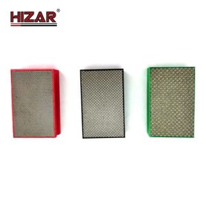 90x55 Mm Hand Polishing Pads Diamond Abrasive Tool For Stones / Tiles