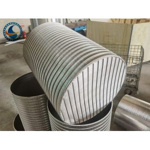 Automatic Cleaning Profile Wire Screen Wedge Cylinder Stainless Steel 304