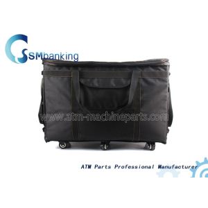 Automated Teller Machine Components Black Cassette Bag With Four Cassette